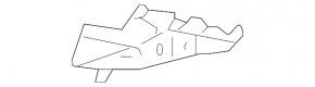 Headlight mount left Lexus ES250 ES300h ES350 19- small