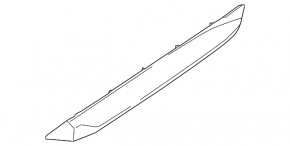 Door trim lower rear right Nissan Pathfinder 13-20 structure