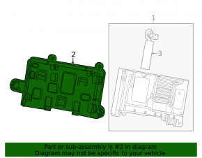 Bracket TELEMATICS COMMUNICATION CONTROL MODULE Chevrolet Equinox EV 24-26