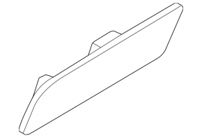 Dimensions of the front bumper right Audi Q3 8U 15-18