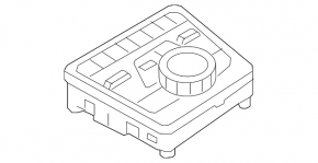 Audi A4 B9 17-25 central panel control console