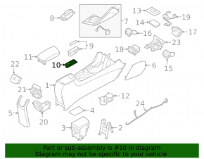 Kia Niro 17-20 HEV, PHEV heated front seat control buttons