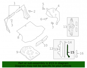 Nissan Sentra 13-19 wheel spanner