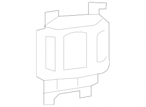 Bracket blind spot sensor rear right Mercedes GLS-class X166 13-19