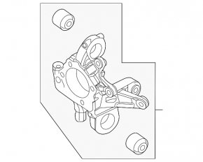 Rear right axle Ford Flex 09-19 FWD