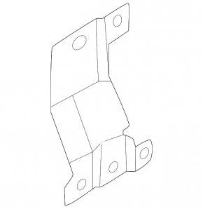 Lower left fender bracket Nissan Murano 25-26