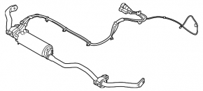 Active front stabilizer for Porsche Cayenne 19-26