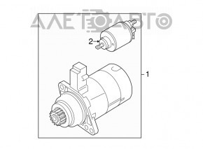 Starter VW Atlas 18-23 3.6