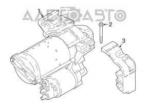 Starter BMW 5 G30 17-20 3.0T
