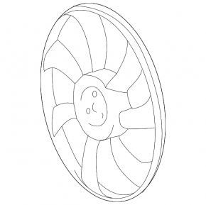 Lexus UX200 Cooling Fan Impeller 19-