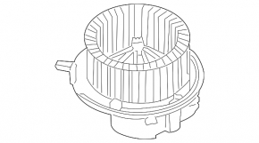 Motor heater fan VW Tiguan 09-17 type 2
