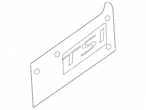 Emblem inscription 2.0 T VW Tiguan 09-11