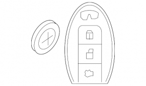 Smart Key Infiniti FX35 QX70 09-17 4 buttons
