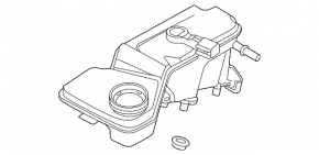 GTZ reservoir Volvo XC60 20-25 T8, B5, B6
