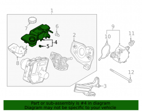 GTZ reservoir Volvo XC60 20-25 T8, B5, B6