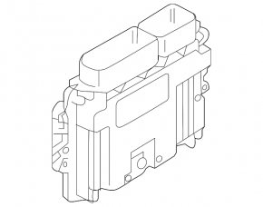 ECU unit engine computer Hyundai Tucson 16-18 1.6T AWD without Start-stop