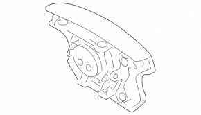Airbag in the steering wheel of the driver's Toyota Highlander 2001-2007