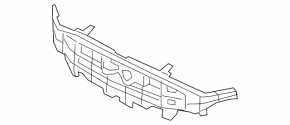 Audi E-Tron 19-23 radiator grille base upper part