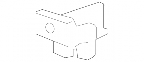 Door hinge lower rear right BMW i3 14-20
