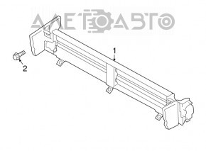 Radiator Deflector Louvers Subaru Legacy 15-19