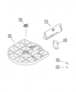 Foam plastic for the Fiat 500X 16-22 tool