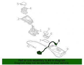 Neutral gear emergency release cable Audi Q5 80A 18-24