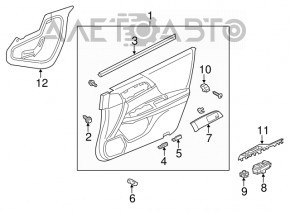 Mirror Control Honda Accord 13-17