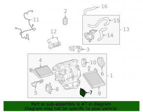 Actuator motor heater drive driver Toyota Prius 30 10-15
