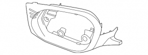 Left mirror housing for Kia EV6 22-24