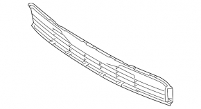 Lower grille front bumper Ford Flex 13-19 for car parking