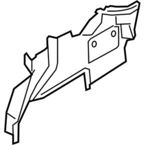 Arch trim left Ford Fusion mk5 13-20 hybrid