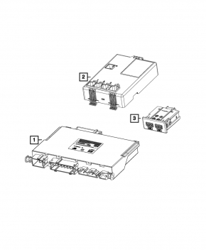 Seat Memory Control Module Jeep Grand Cherokee 14-21