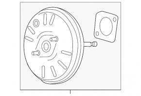 Chevrolet Cruze 16- vacuum booster