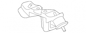 Rear engine mount for the Cadillac ATS 13-2.0T awd