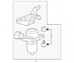 Vacuum pump master cylinder Chevrolet Camaro 16-23 6.2