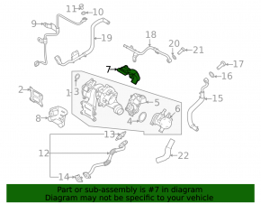 Upper exhaust manifold guard for Kia Sorento 21-25 HEV, PHEV