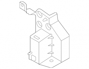 Front left headlight bracket Volvo XC40 19-25