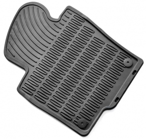 Set of interior mats VW CC 08-17 black rubber