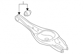 Lower arm under the spring rear left VW Atlas 18-