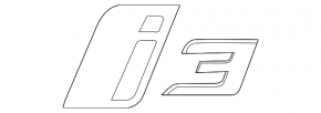 BMW i3 14-20 Tailgate i3 Emblem