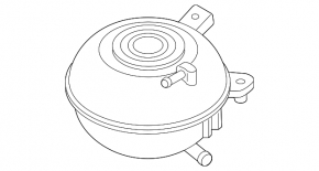 Expansion tank for VW Atlas 18-25 3.6 without cap