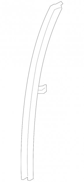 Rear right door glass guide for Lexus IS250 IS350 06-14