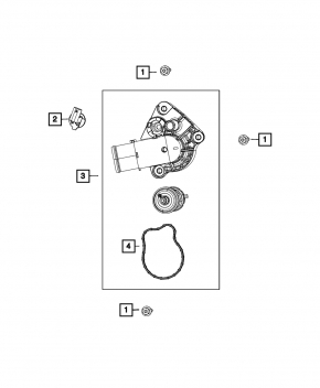 Thermostat Cover for Jeep Grand Cherokee WL 21-25 3.6