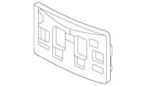 Front license plate area Acura TLX 21-25
