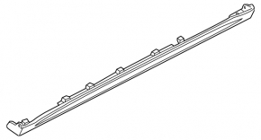 Left threshold Nissan Sentra 13-19
