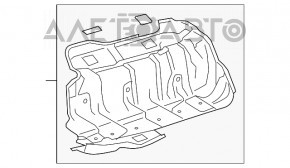 Toyota Highlander 14-19 Fuel Tank Guard Pressed
