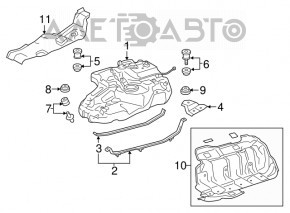 Toyota Highlander 14-19 Fuel Tank Guard Pressed