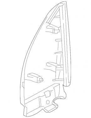 Right inner door mirror corner for Nissan Murano z51 09-14