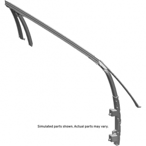 Glass seal rear right Chevrolet Impala 14-20