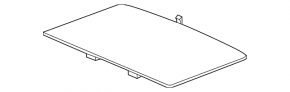 Trunk floor Acura RDX 13-18 Rear, black